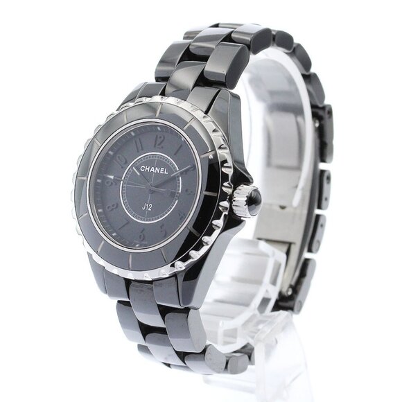 CHANEL J12 H3828 Intense black black Dial Quartz Ladies Watch_883529 - Picture 3 of 7